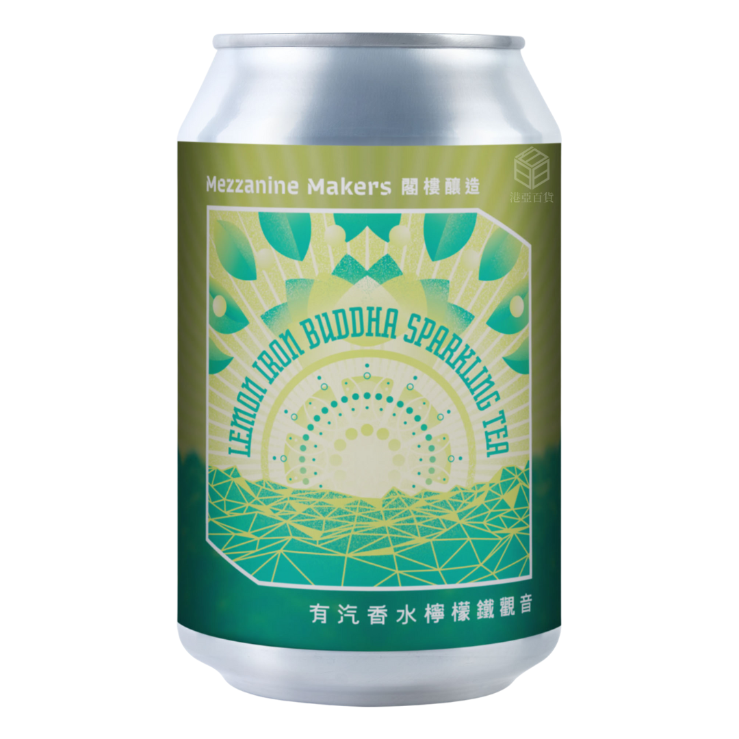 Mezzanine Makers Lemon Iron Buddha Sparkling Tea 330ml