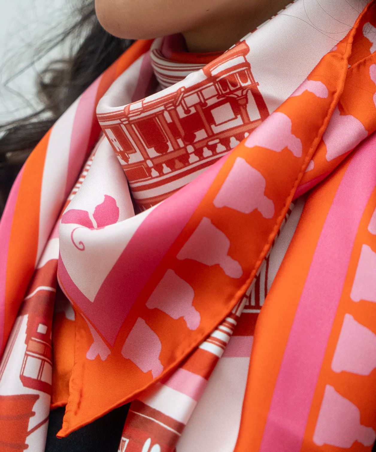 Horizon 852 Scarf - Pink